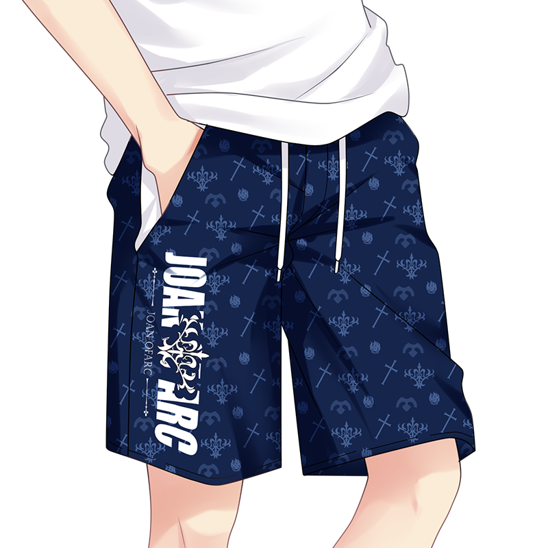 杰克沙滩订制夏订制裤男五分二次元前沿fate短裤动漫t恤
