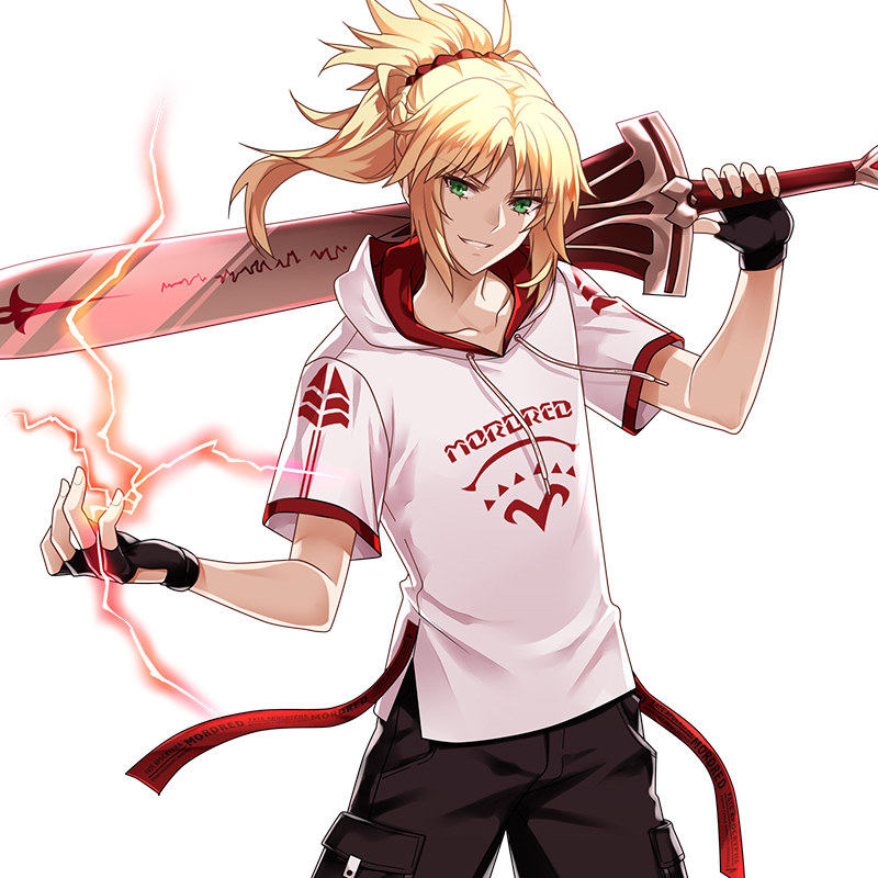 杰克前沿fate莫德雷德二次元周边fgo短袖短裤动漫t恤