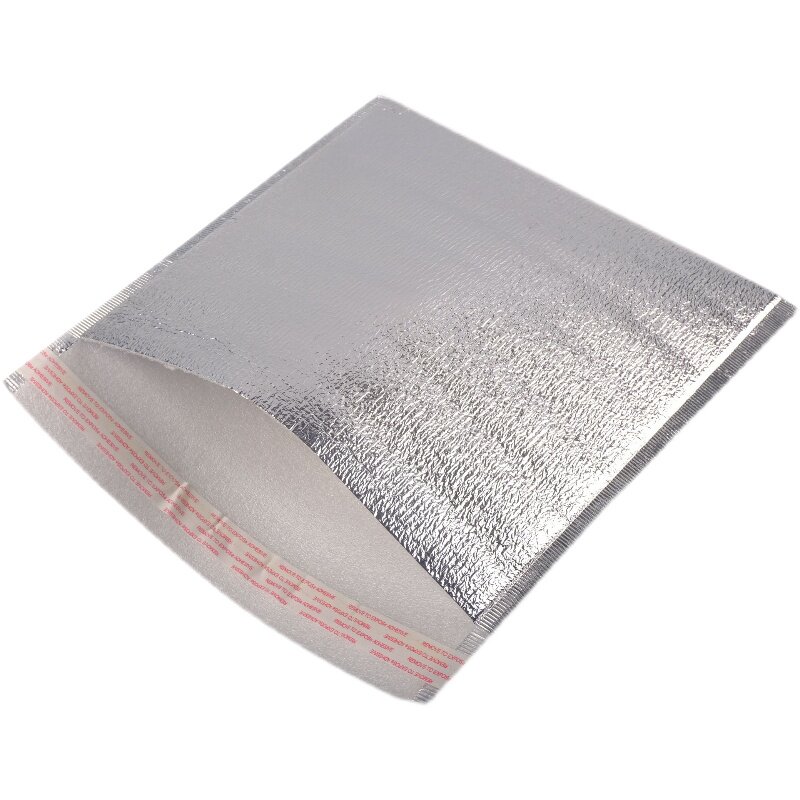 保温带胶折铝箔外卖一次性果蔬保鲜开口口袋快递保温袋