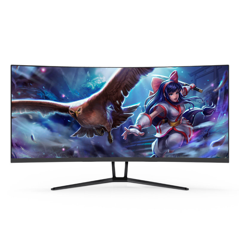 泰坦军团35寸曲面200hz电竞显示器带鱼屏2k144游戏21:9超宽4k吃鸡