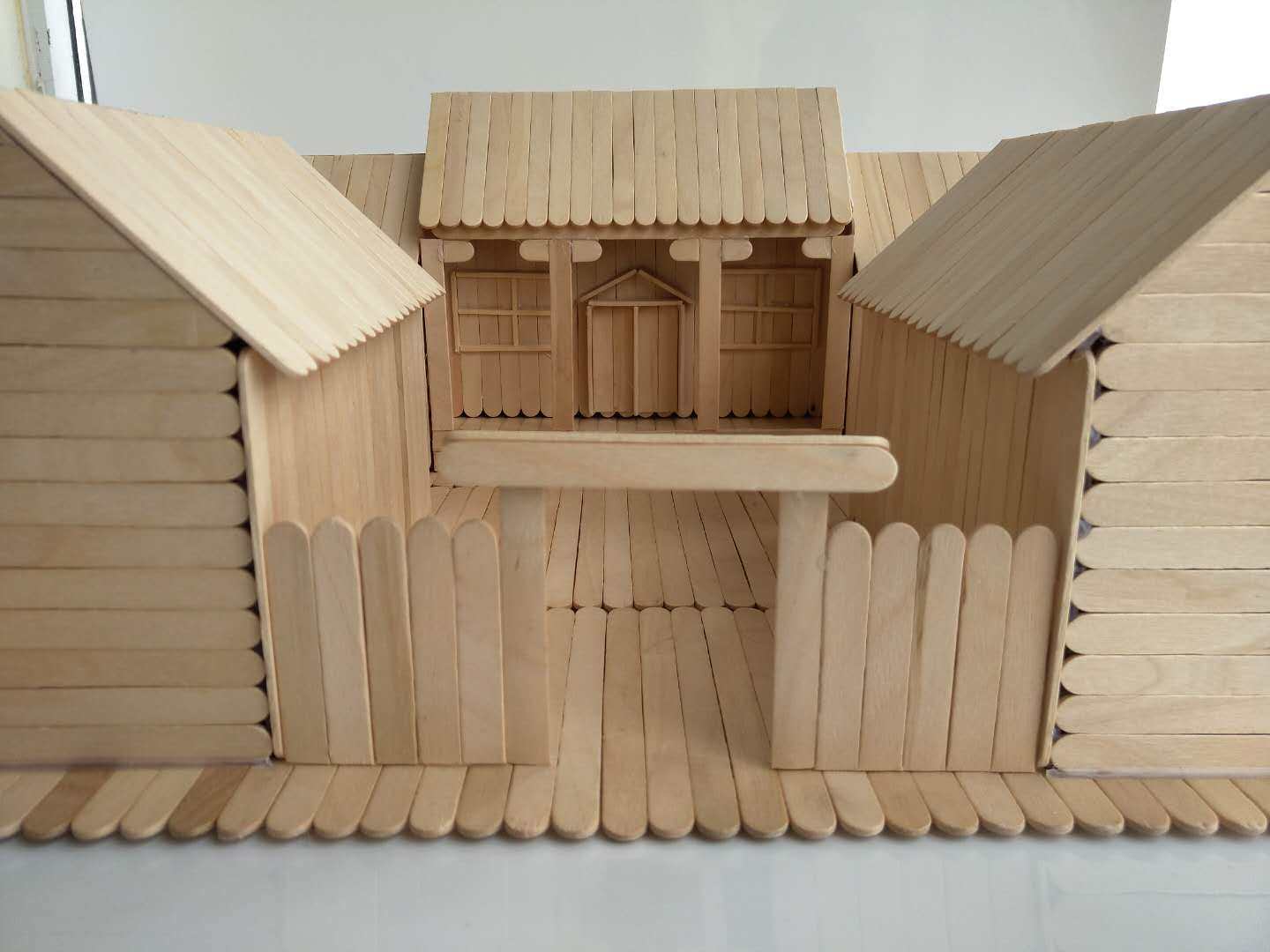 模型雪糕木制品diy小房子拼装材料定制沙盘耗材模型制作工具