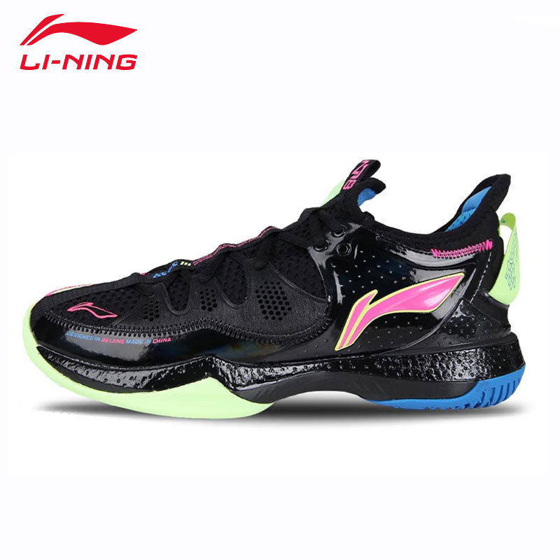 李宁战戟lite羽毛羽毛球球鞋男女防滑耐磨透气羽毛球鞋