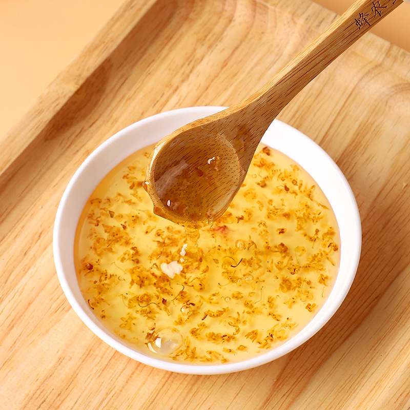 桂花蜂蜜蜜糖鲜花遇上泡水商用家用挤压小瓶蜂蜜