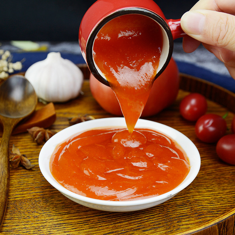 新疆甜辣辣酱挤压280g手抓饼酱番茄酱调料辣椒酱