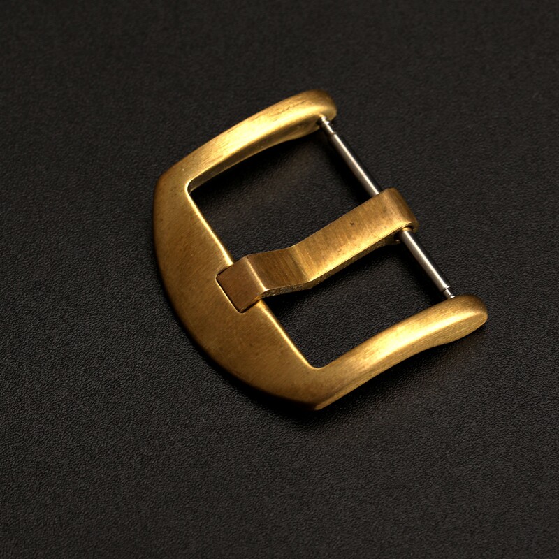 可氧化青铜表扣26mm金属黄铜真皮表带带扣手表配件