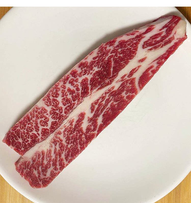 澳洲牛小排m56进口原切安格斯雪花定制厚切谷饲孕妇儿童牛排