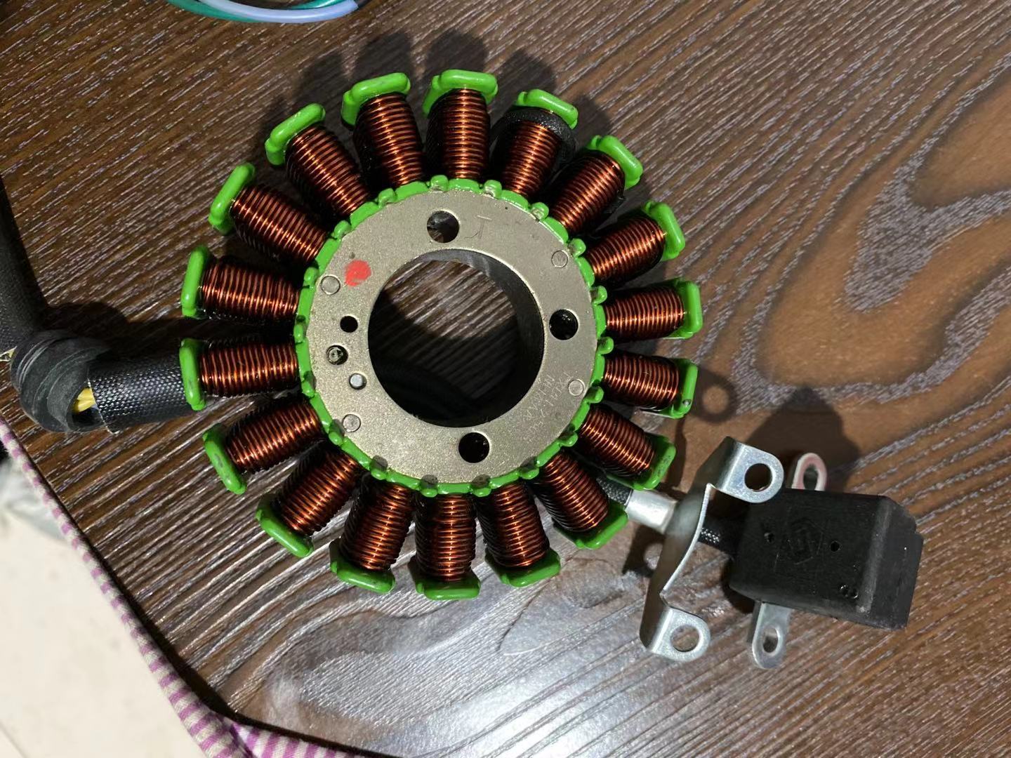 雷电隆鑫锭子磁电机二代原厂一代tt300tt260td260汽油机