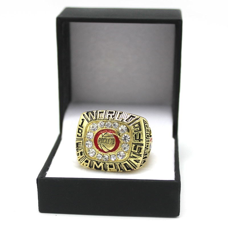 nba火箭奥拉朱旺总冠军戒指篮球球迷收藏纪念戒指