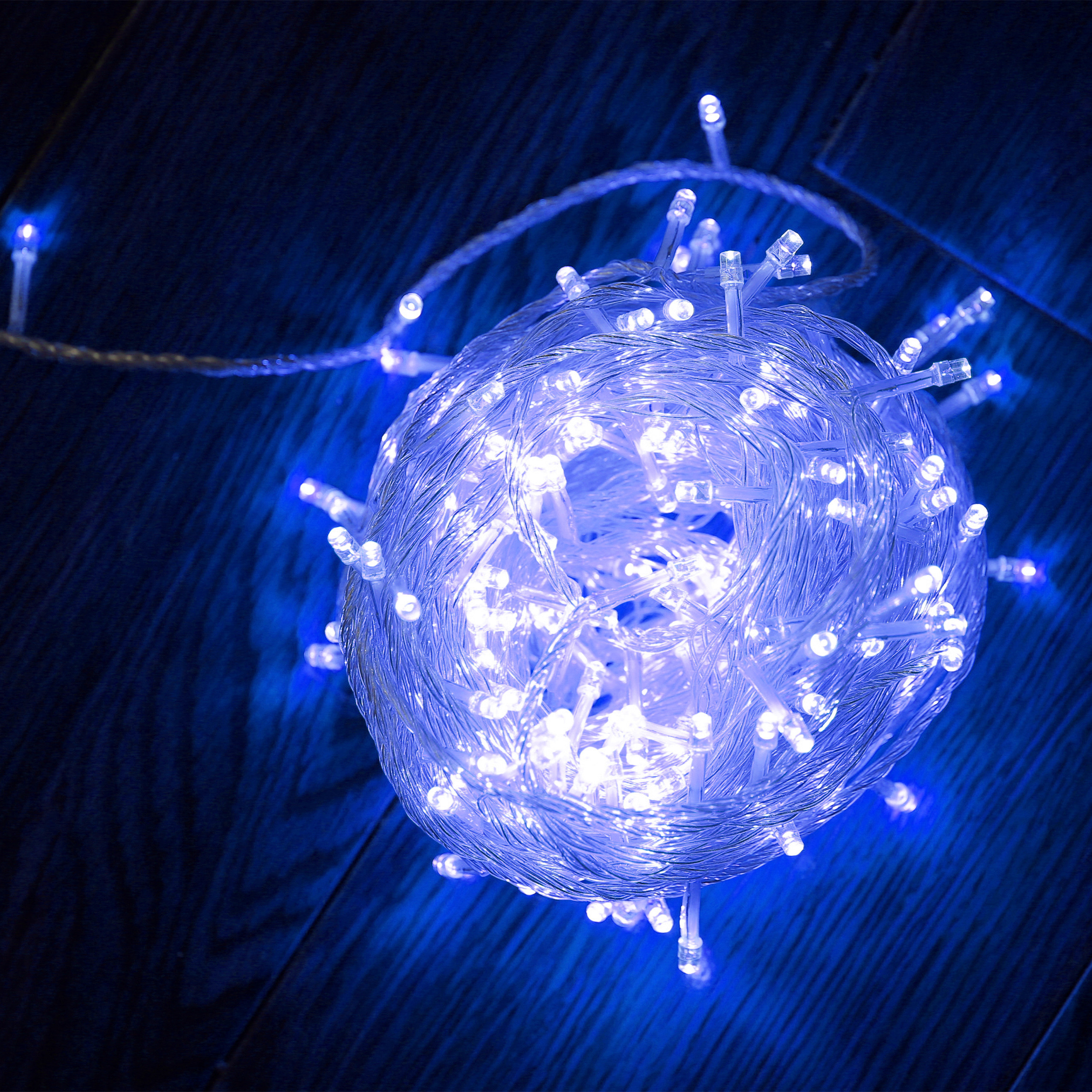 led彩灯闪灯串灯满天星圣诞挂灯星星灯串新年装饰灯