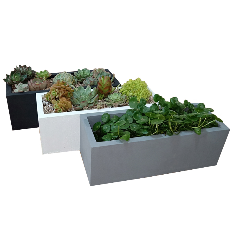 花盆长方形水泥大号种菜多肉绿植植物盆景室内花盆