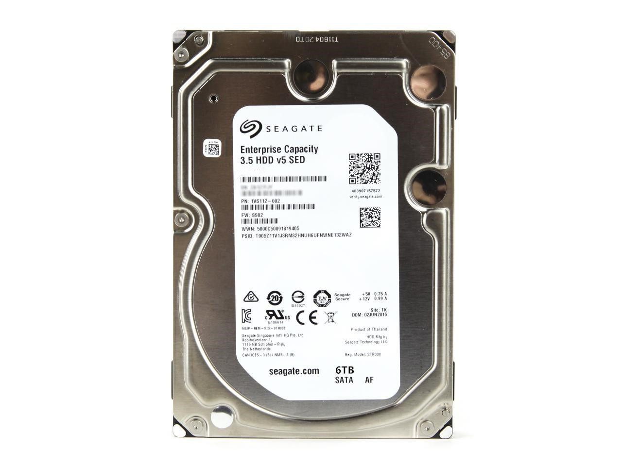 硬盘希捷6t6tb企业级6000g台式机监控录像nas机械硬盘