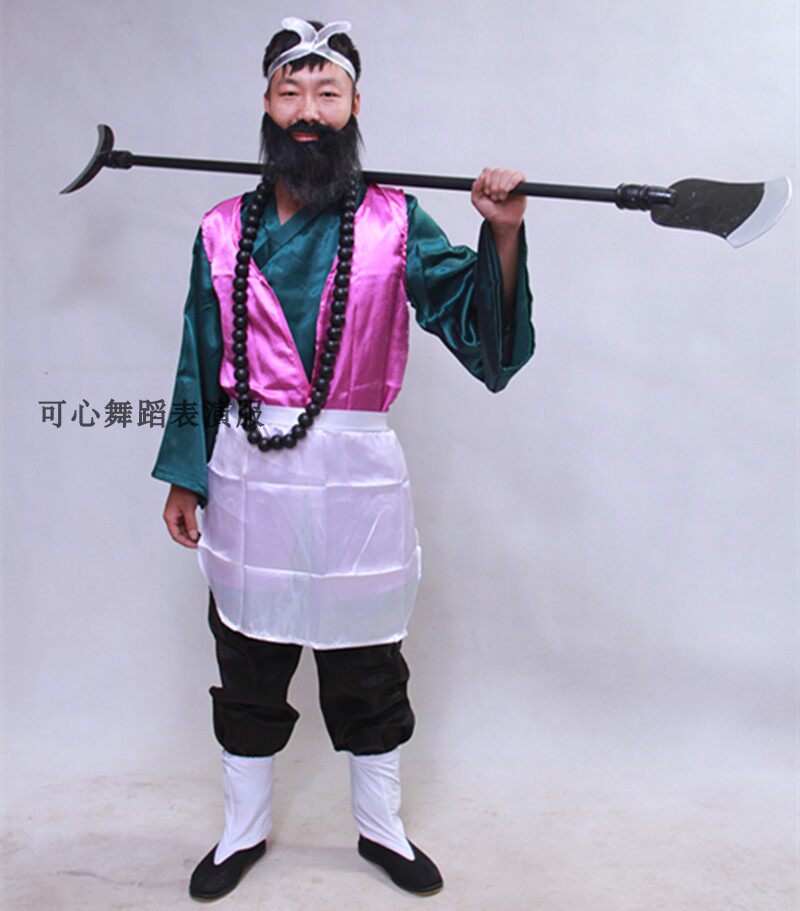 西游记成人沙僧服装沙悟净全套兵器月牙铲大佛珠道具沙和尚演出服