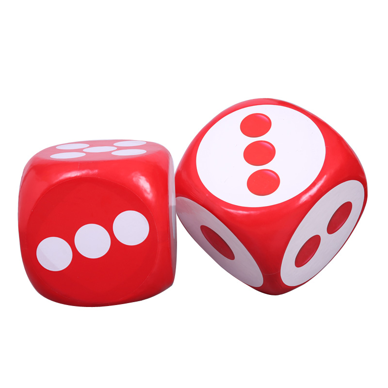 泡沫骰子实心圆角大号大色筛子巨型游戏活动色子