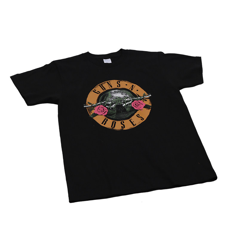 gunsnroses枪花乐队摇滚阿美咔叽vintage短袖恤男朋克t恤