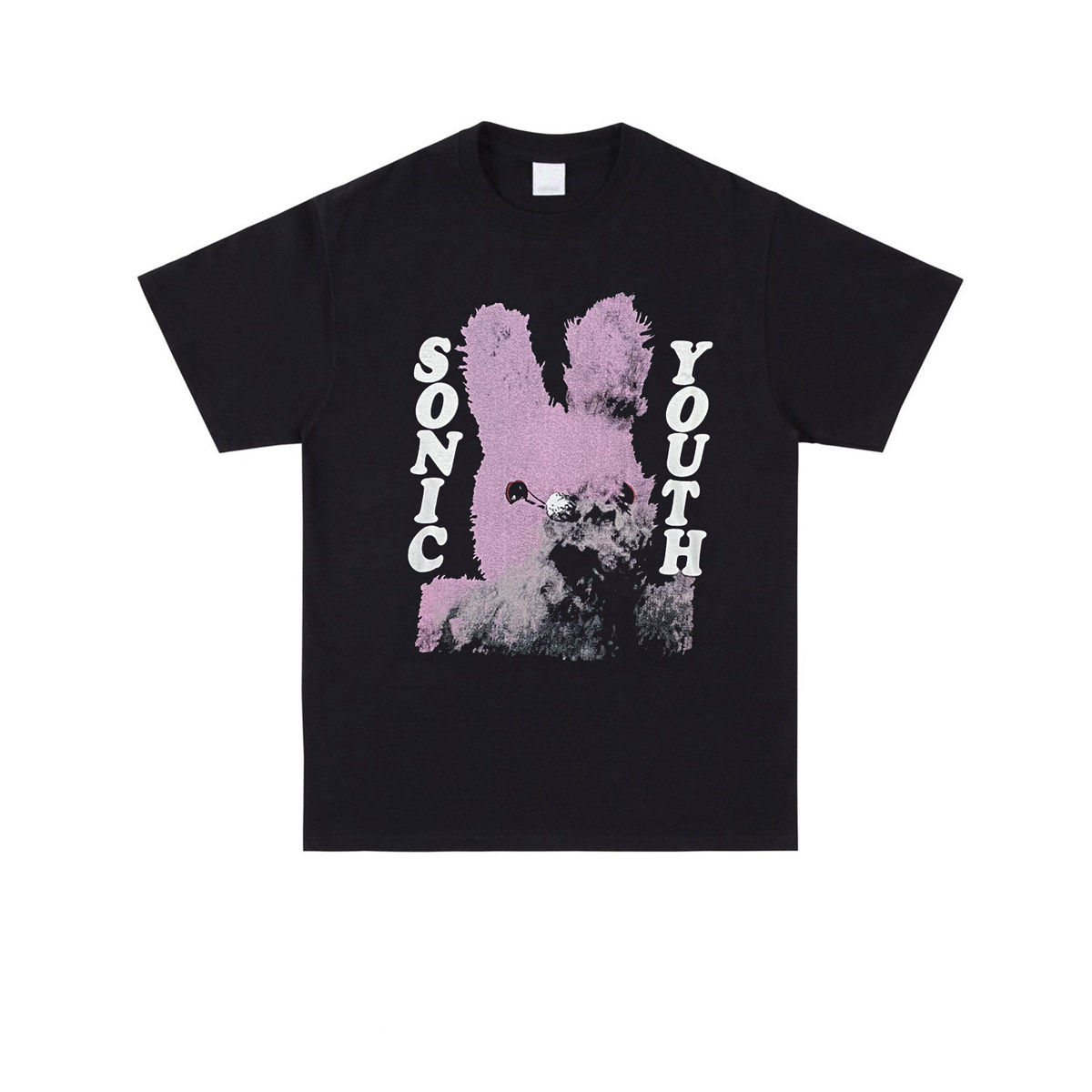 sonicyouth音速青年摇滚乐队兔子印花纯棉短袖nirvana涅盘t恤