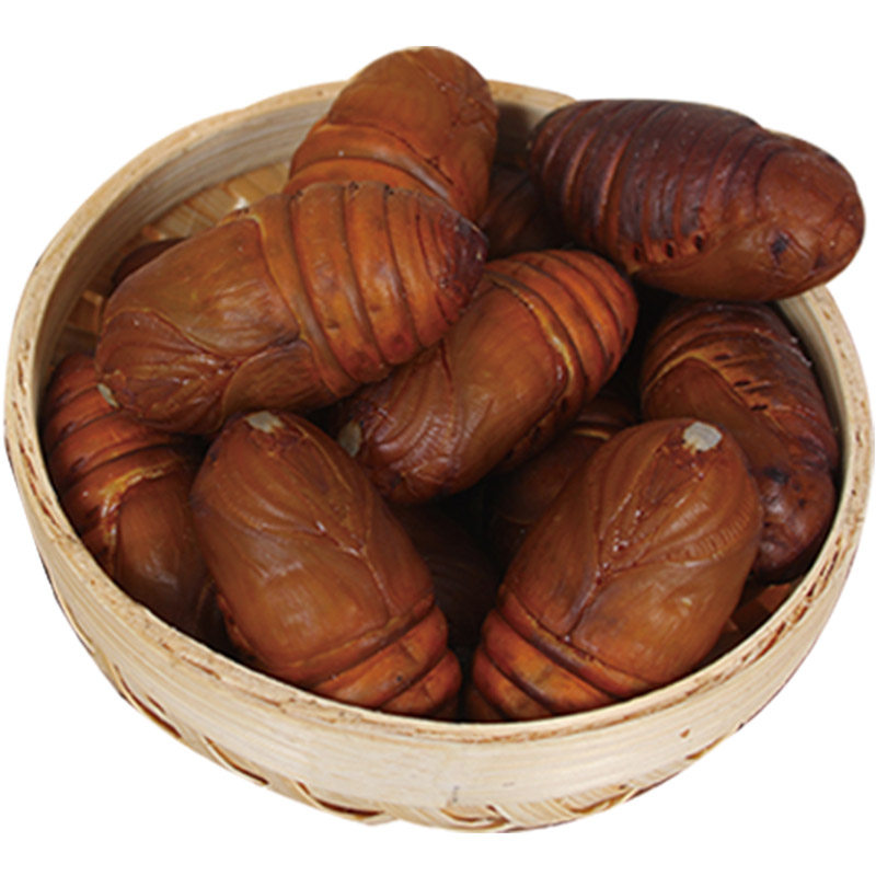 东北特产野生柞蚕蛹聚丰新鲜活蚕蛹2018大茧蛹500g2斤包邮
