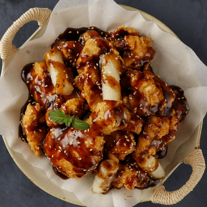 基斯蒜香酱油10kg韩式炸鸡酱汁连锁店裹酱蘸酱沙拉