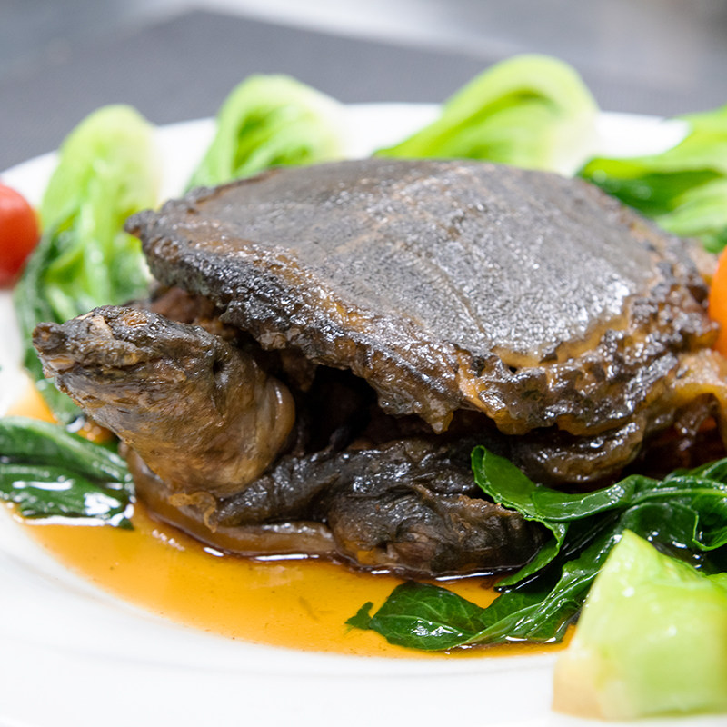 鱼肉甲鱼速食熟食王八老鳖肉水卤味下酒酒菜甲鱼