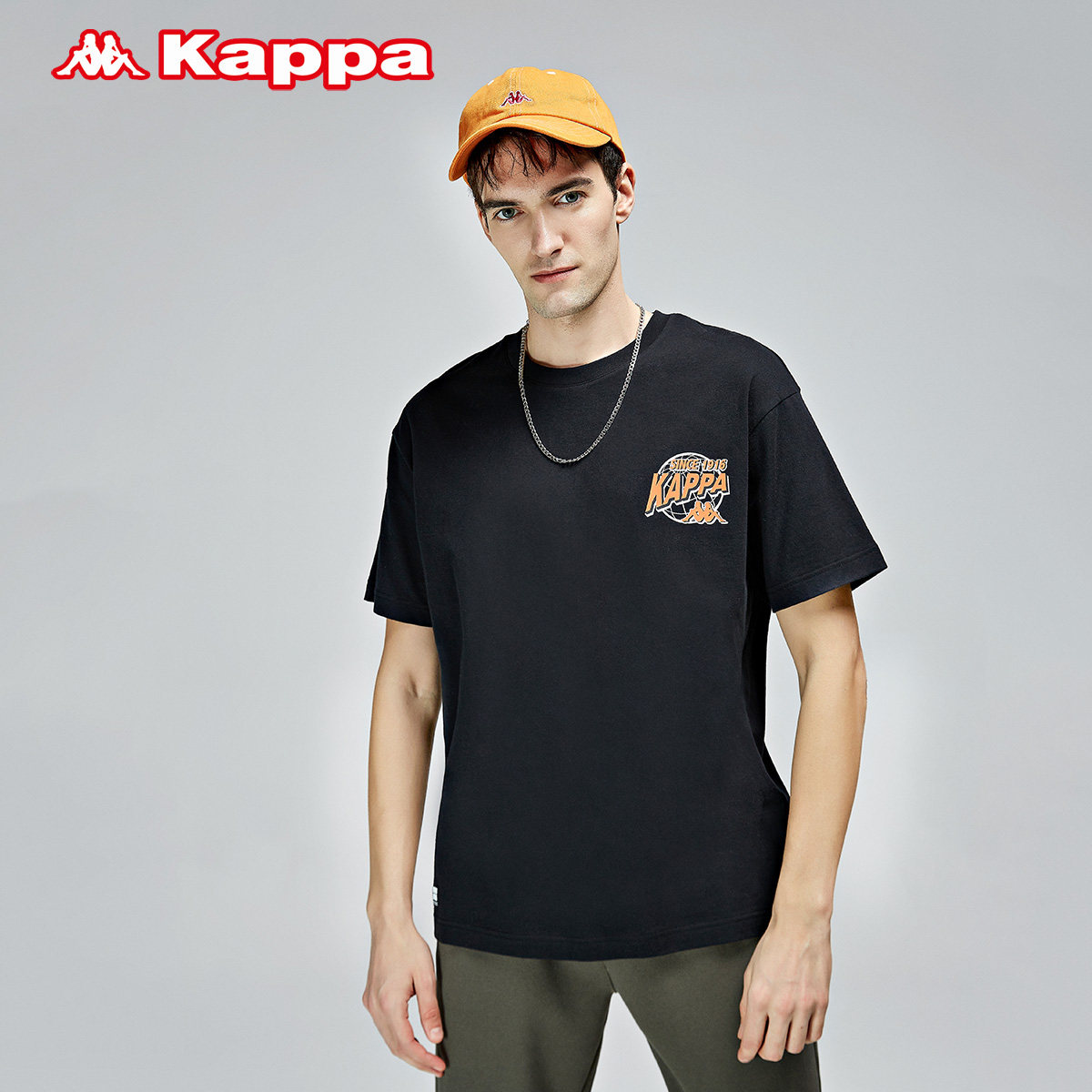 kappa运动印花圆领休闲夏季卡帕新款2021短袖运动t恤