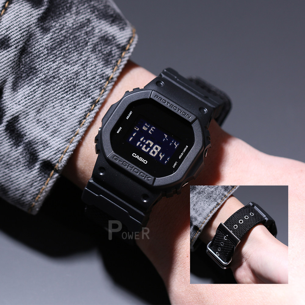 方块casio卡西欧小方手表男女复古运动电子表dw5600bb日韩腕表