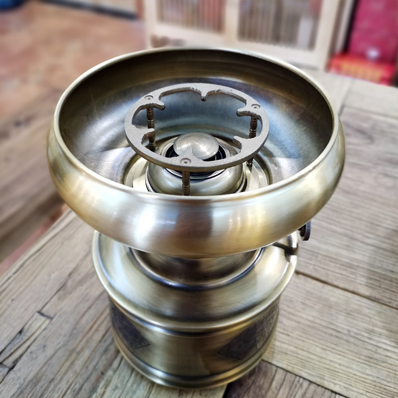 老式空气煤油灯防风玻璃灯罩健祥活火茶灯明火茶道