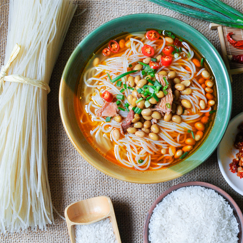 米粉湖南特产正宗湘西慈利米线早餐常德方便面冲泡方便面