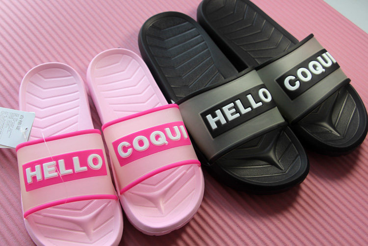 酷趣夏季eva客厅男女居家地板防滑凉拖鞋情侣浴室轻便环保一字