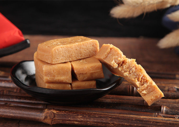 白水贡糖蒜蓉软贡闽南漳州龙海传统特产花生传统糕点