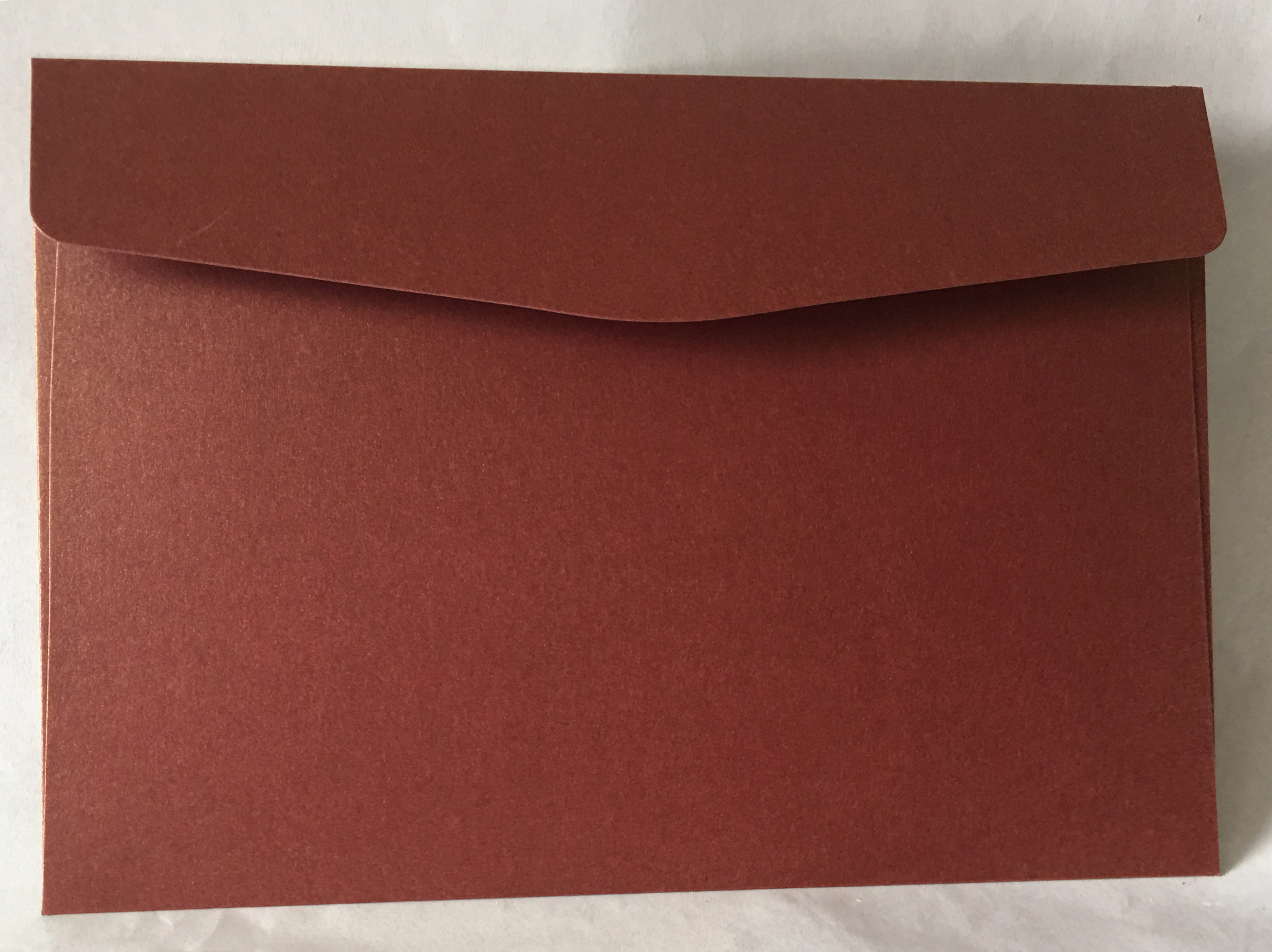 定制西式7号信封250克珠光纸加加厚a5c5信封