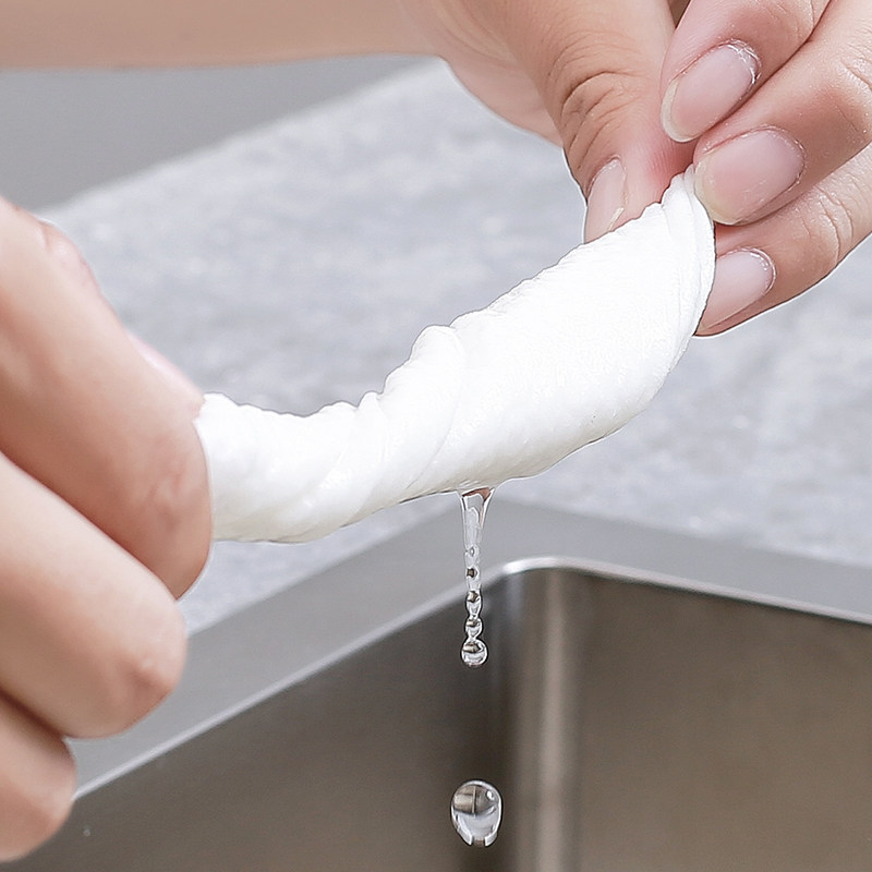 6卷装厨房用纸吸水吸油卷纸擦手纸加厚洗碗布可重复家专用无纺巾