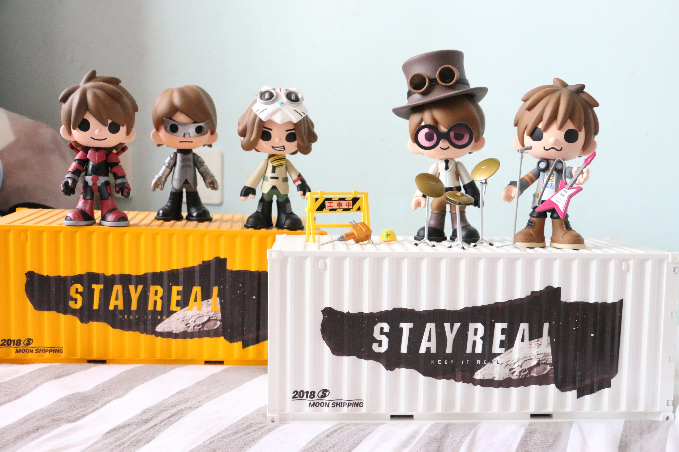 五月天阿信怪兽可动模型吉他背带话筒第五分队其他模型玩具