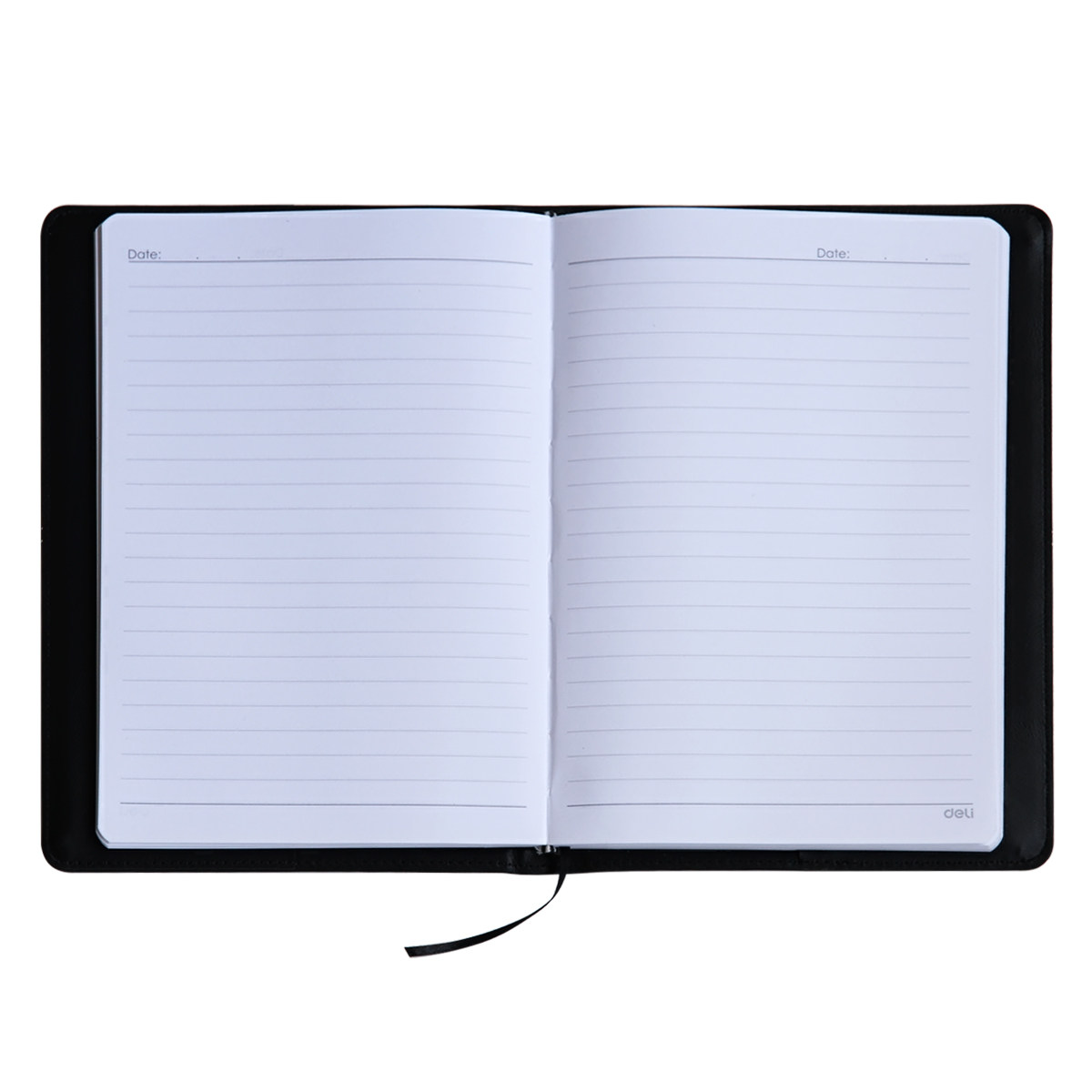 本子得力商务会议18k皮革商务办公3323记录本加厚笔记本