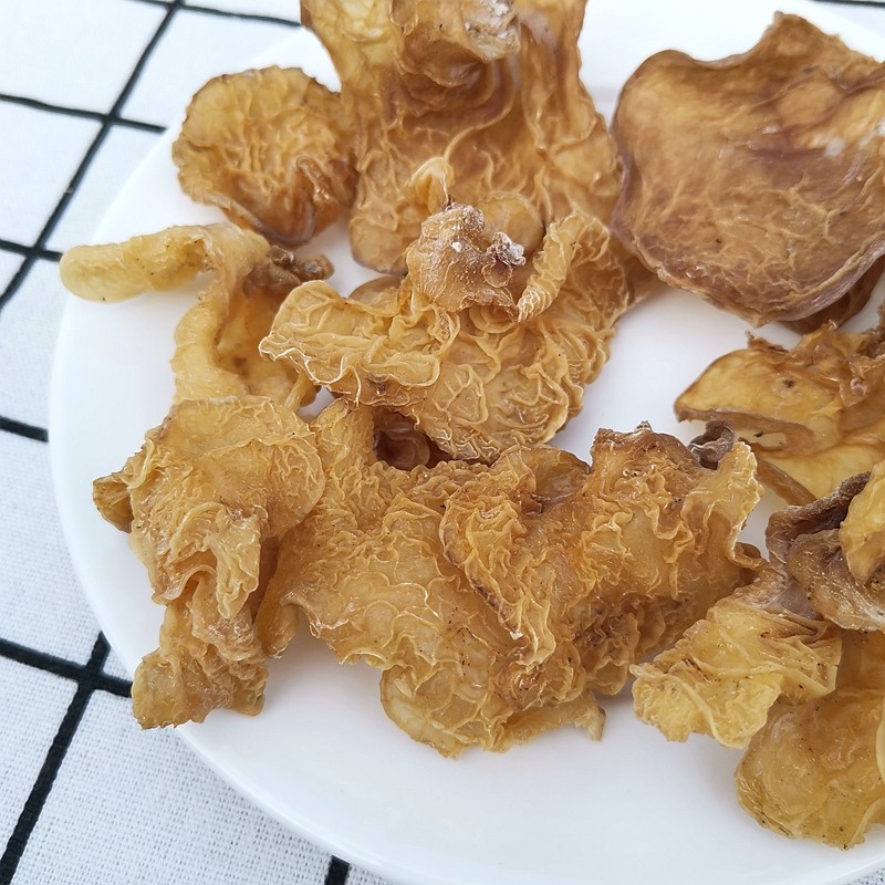 野生羊肚耳珍珠菌灵芝菌100克装云南特产野生菌山珍蘑菇正品保障