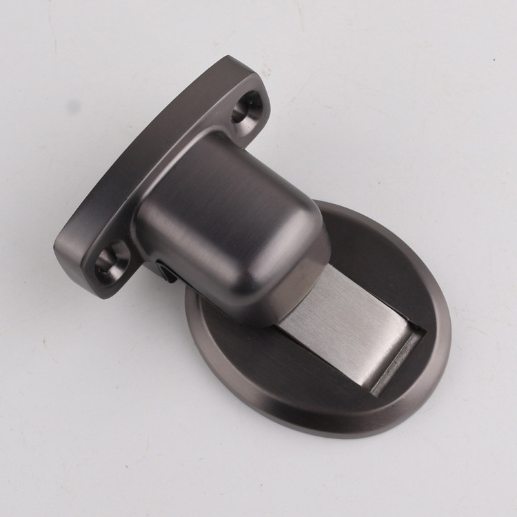 灰黑黑色门吸隐形暗地美式强磁吸力室内木门门吸