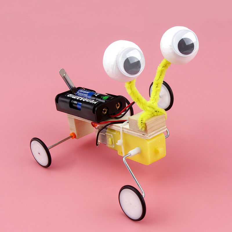 科技制作电动爬虫机器人儿童礼物小学生diy创意科学实验