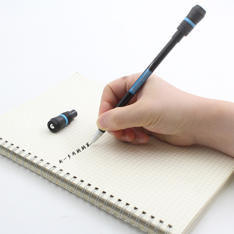 转笔新款学生转转初学者抖音网红神器磨砂笔者中性笔