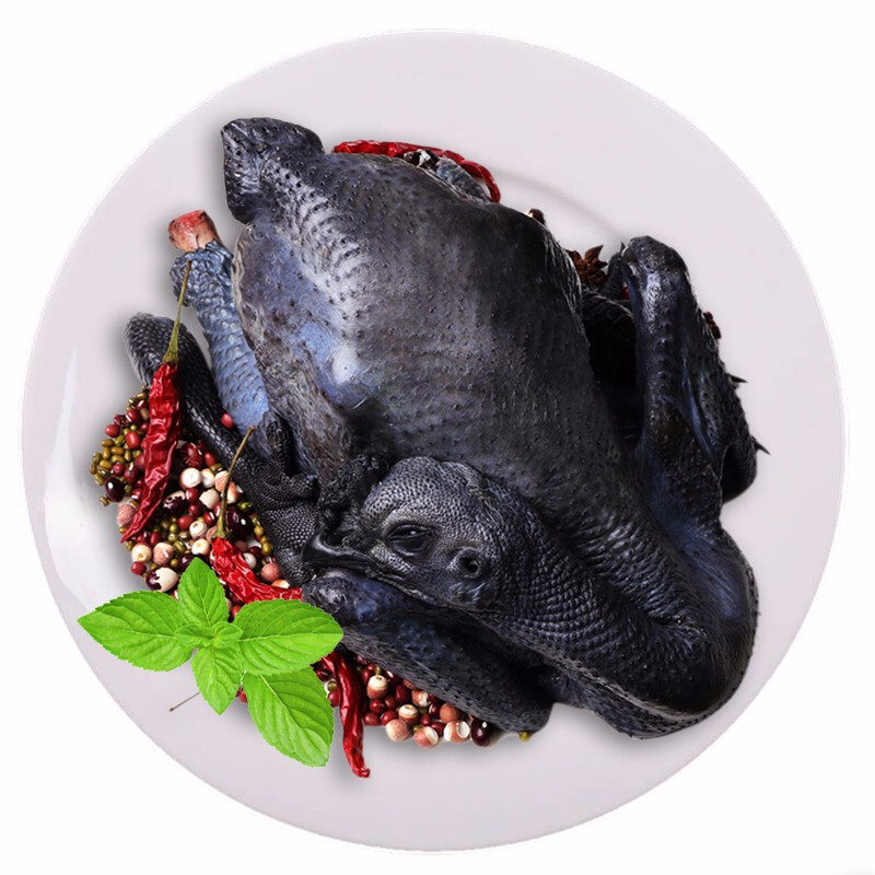 乌鸡超大3斤新鲜现杀冷冻乌骨鸡白羽五黑土鸡整鸡