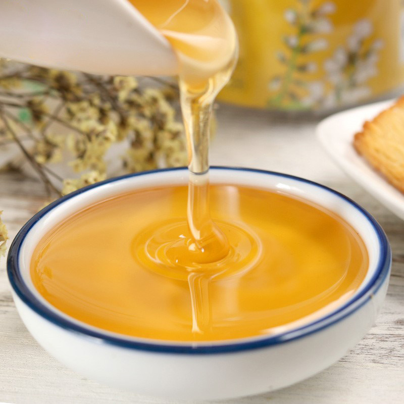 养蜂紫云英蜂蜜1100g波美度纯正天然周氏官方旗舰店正品蜂蜜