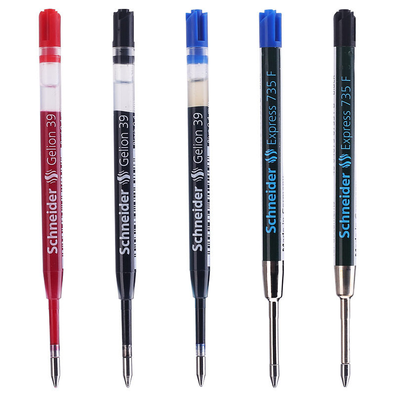 4支 g2中性水笔中油笔芯办公替芯签字笔芯0.