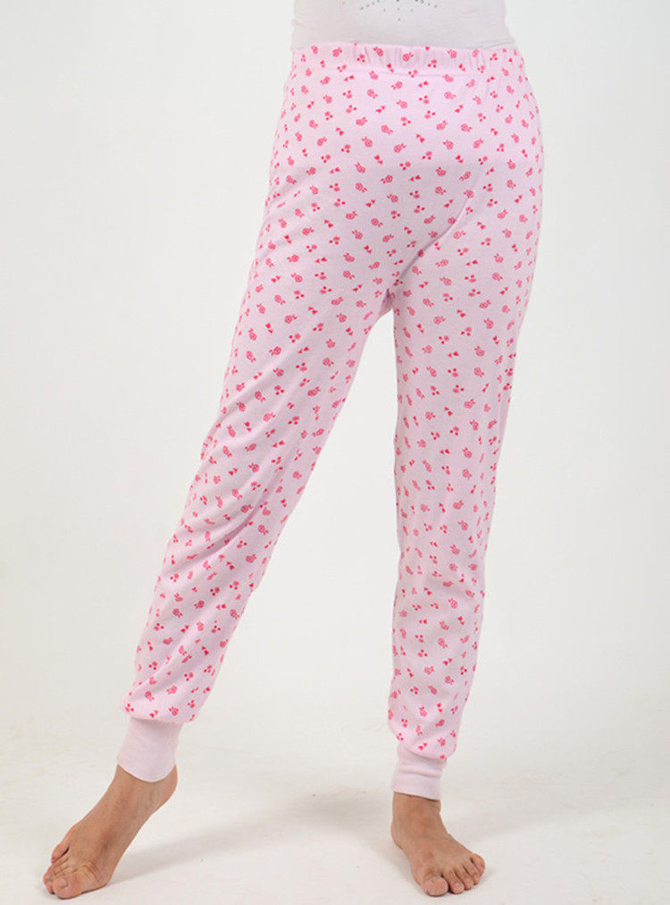 中老年人秋裤男女纯棉全棉秋裤线裤 老人加肥加大单件棉毛裤衬裤 - u