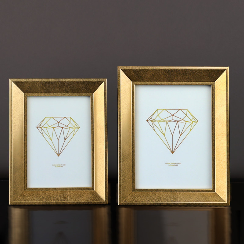 相框金色轻奢摆台框架创意北欧欧式现代简约10寸相框