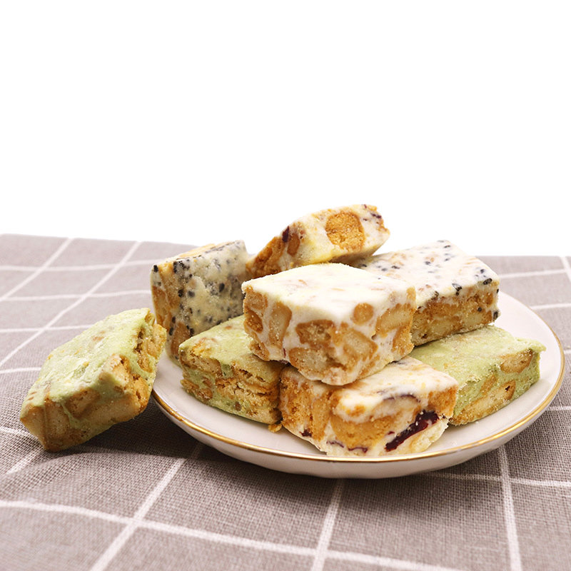 叶受和雪花酥网红手工零食糕点牛轧糖雪芙饼牛扎奶芙美食休闲小吃