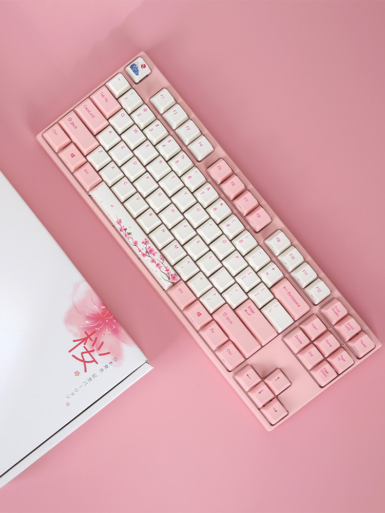 varmilo/阿米洛樱花机械键盘落樱无线蓝牙有线女生办公游戏静电容
