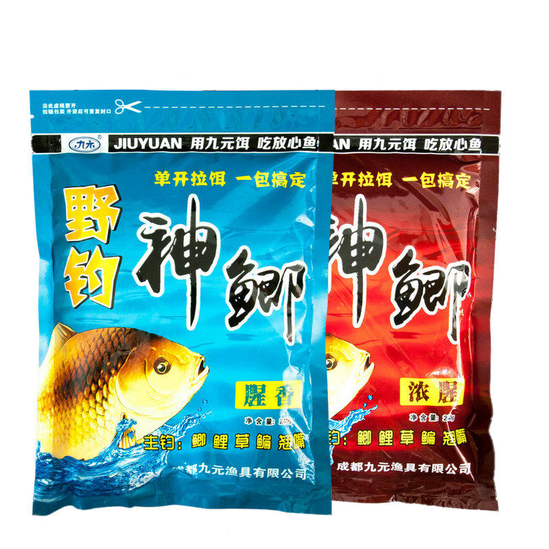 西部风饵料野钓钓饵鲫鱼香浓240g钓神鱼饵九元台钓饵