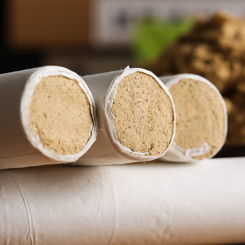 健茂粗艾柱艾条三年陈家用蕲艾灸艾草条艾绒批发香怡艾灸条一根