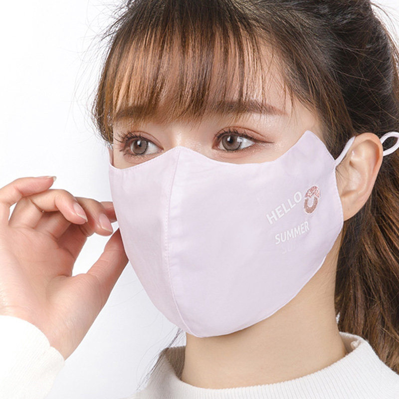口罩女士纯棉春夏季学生夏天全棉棉布加大防晒口罩