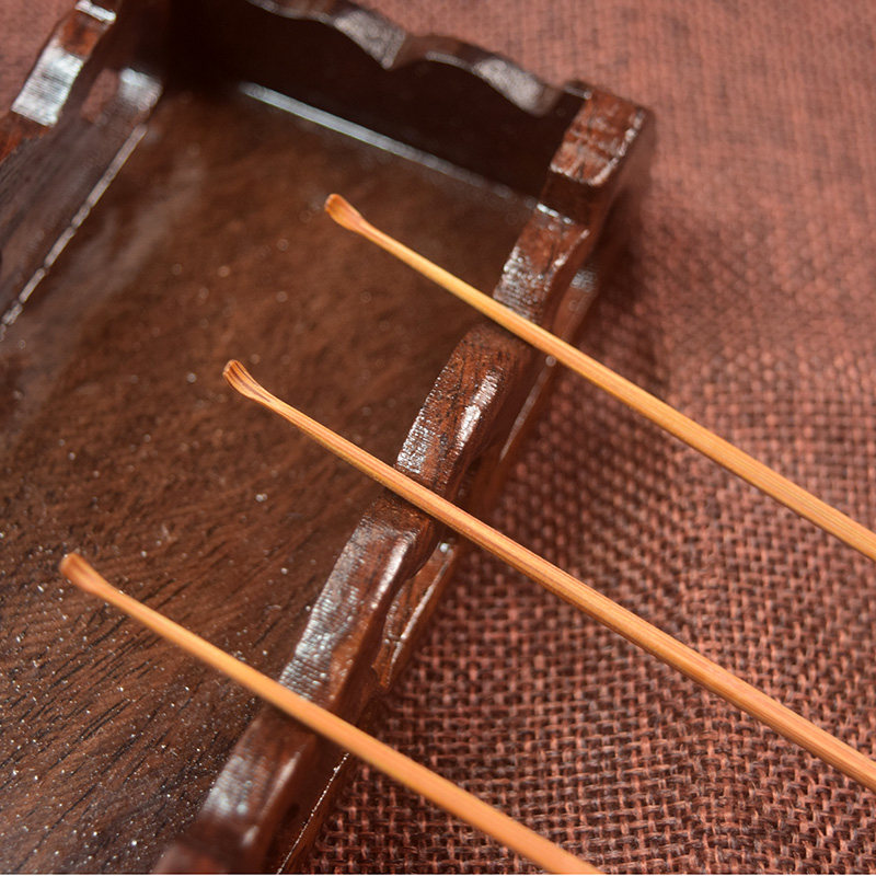 小号喜翻采耳工具之小毫米棕竹竹耳勺光滑耐用耳勺