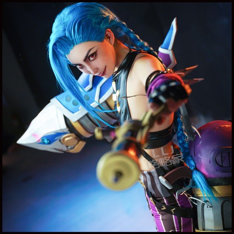 英雄联盟cosplay双城之战暴走萝莉lol金克丝cos服装全套cosplay女装