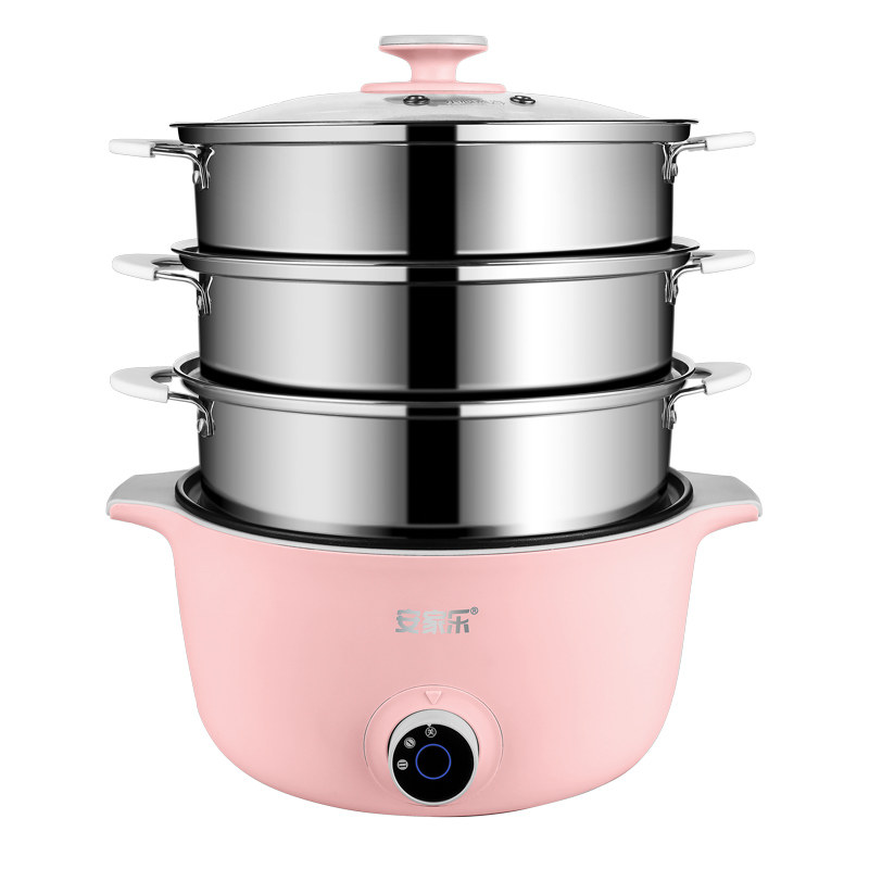 电蒸锅多功能家用三层大容量插电蒸馒头包子小型304不锈钢电蒸笼