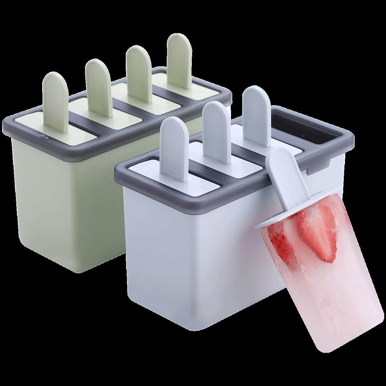 天猫雪糕模具家用冰棍冻冰块盒冰糕带盖